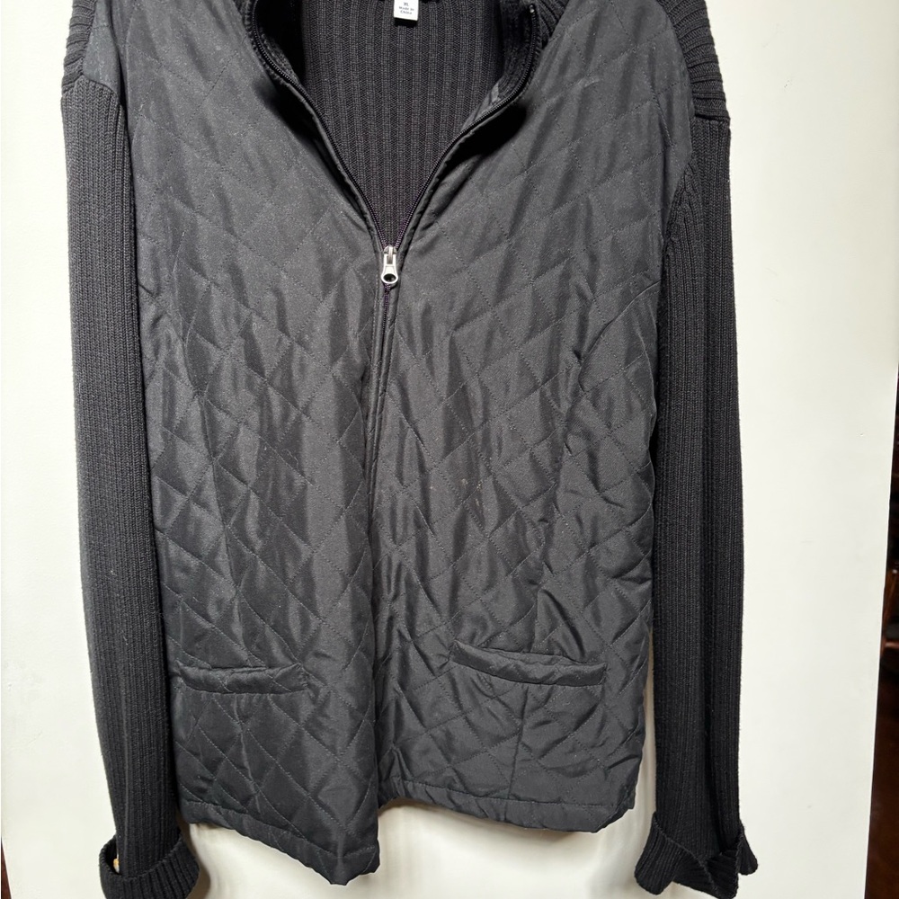 Croft & Barrow Black Ribbed Sweater